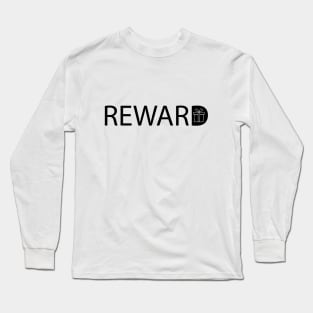 Reward typographic logo design Long Sleeve T-Shirt